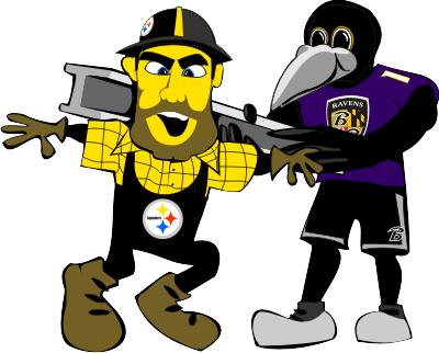 The Ravens-Steelers betting odds were listed at -3 in favor of Pittsburgh 