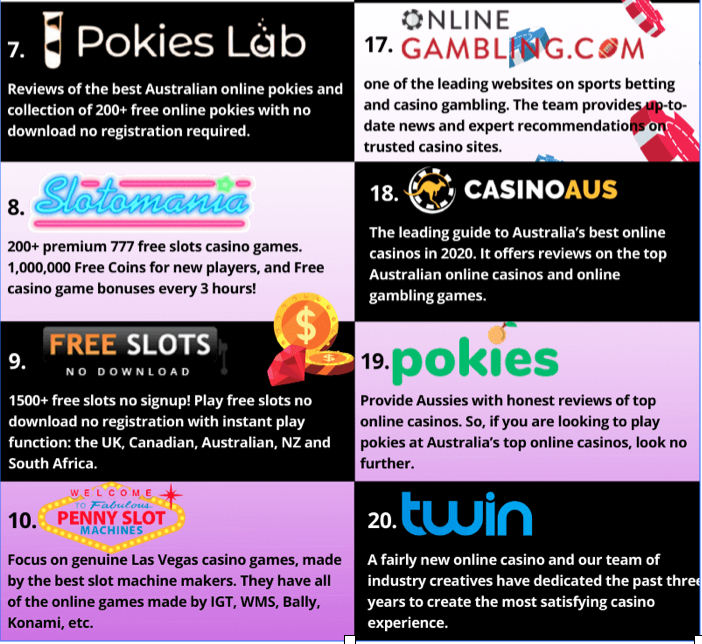 Online Top 10 Casino Online