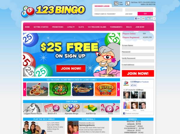 123 Bingo Online Review l Complaints l Online Bingo From the US