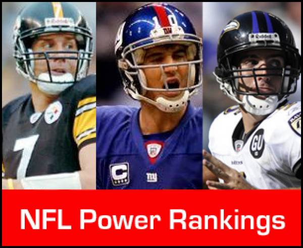 2009 NFL Week 5 Power Rankings 2009 NFL Week 5 Power Rankings