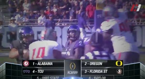 2014 College Football Playoff Odds: FSU vs. Oregon, Ohio State vs. Alabama