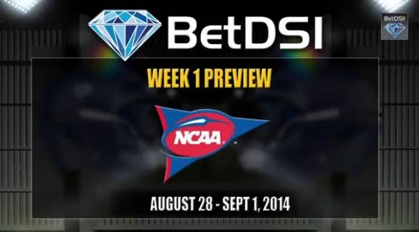 2014 Week 1 College Football Betting Lines, Picks