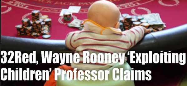 32Red, Wayne Rooney 'Exploiting Children' Professor Claims