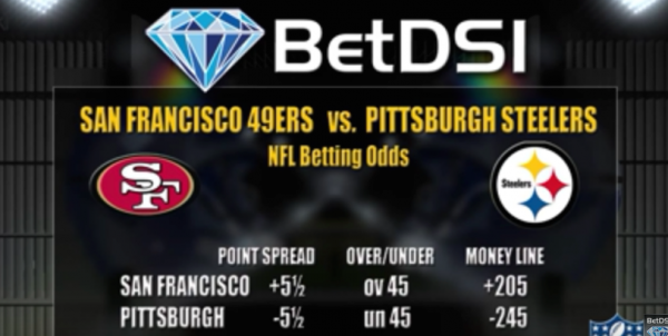 49ers-Steelers Betting Line, Free Pick