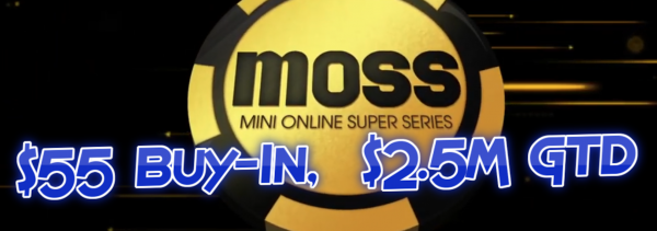 Mini Online Super Series Starts Sunday - $55 Buy-In, $2.5 Million Guaranteed