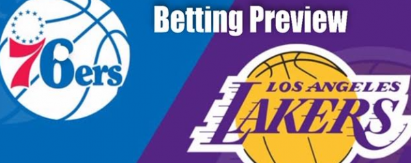 NBA Betting – Los Angeles Lakers at Philadelphia 76ers 2020