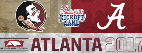 Alabama vs. FSU Week 1 Betting Line 2017