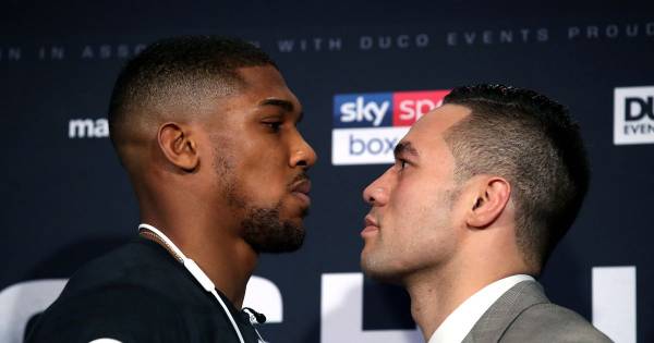 Need a Bookie, Pay Per Head for Anthony Joshua vs Joseph Parker Fight
