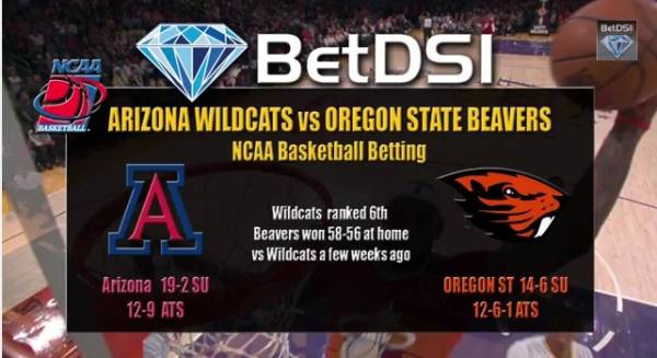 Arizona vs. Oregon State Betting Line – College Basketball Odds January 30