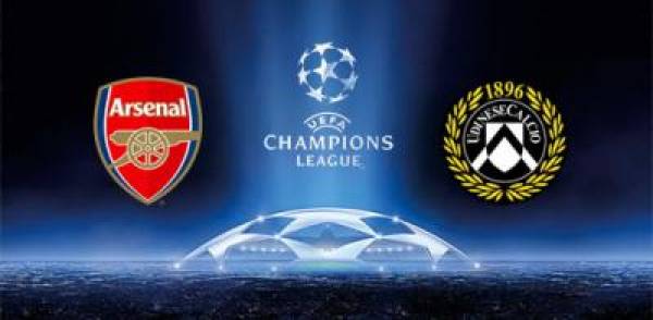 Arsenal v Udinese Champions League Betting Odds