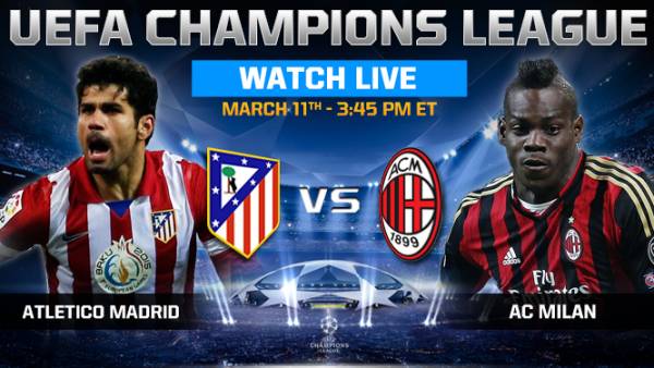 Atlético de Madrid – Milan Betting Odds – Live Streaming