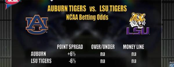 Auburn vs. LSU Betting Line, Free Pick
