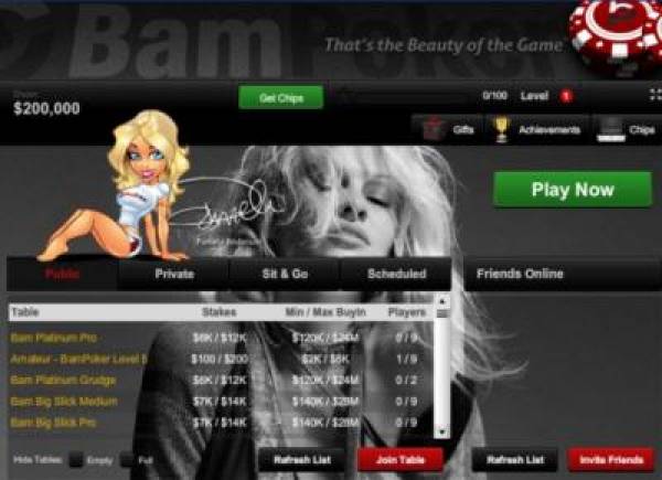 Pam Anderson is Back With BamPoker.com
