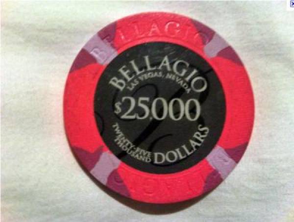 Bellagio $25000 Chip