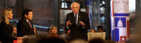 Bernie Sanders Moves to the Top of the Pack