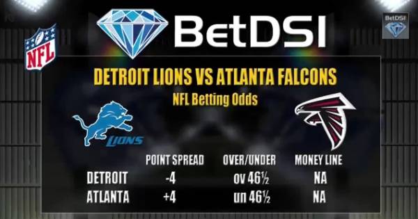 Bet the NFL - Falcons vs. Lions Betting Line: Free Pick
