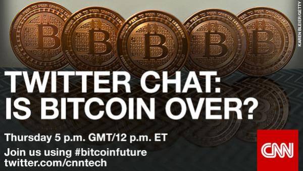 CNN Live Twitter Chat Thursday: The Future of Bitcoin