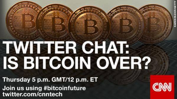 CNN Live Twitter Chat Thursday: The Future of Bitcoin CNN Live Twitter Chat Thursday: The Future of Bitcoin
