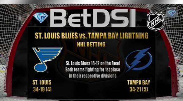 Blues vs. Lightning Betting Line – NHL Hockey February 12 