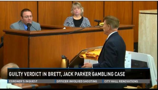 Brett Parker Dad Convicted of Bookmaking (Video)