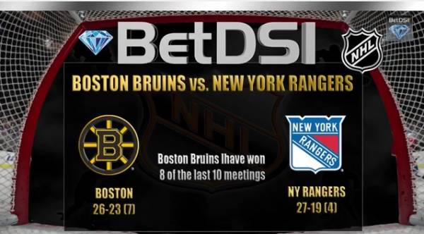 Bruins vs. Rangers Betting Line 