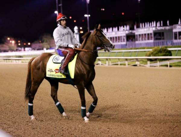 California Chrome Saturday Morning Line Sees Little Change