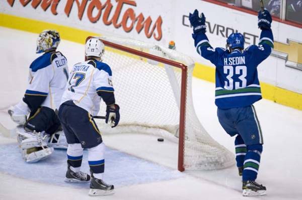 NHL Betting Odds – March 19, 2016: Canucks 6-1 vs. Struggling St. Louis