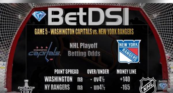 Capitals vs. Rangers, Ducks vs. Flames Betting Lines  - May 8 