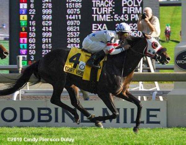 Court Vision Upsets Breeders Cup Mile