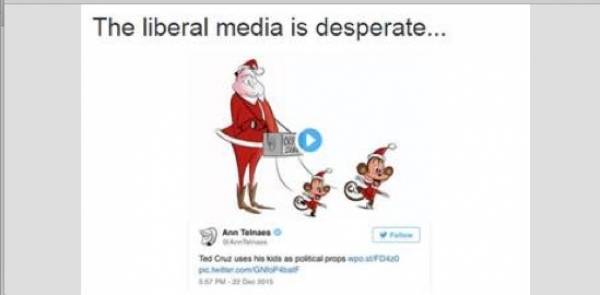 Cruz Blasts Washington Post Cartoonist for Depicting Daughters as Monkeys