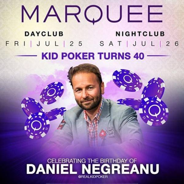 Poker Pro Daniel Negreanu Turns 40 in Style: Party at the Cosmopolitan 