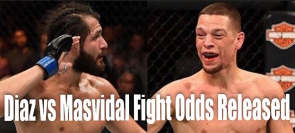 Diaz vs. Masvidal, Nunes vs. de Randamie Fight Odds Released