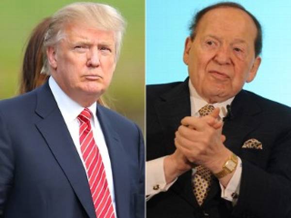 GOP Bigwigs Adelson, Trump Won’t See Eye to Eye on Internet Gambling