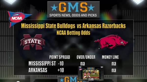 Free College Football Betting Picks: Mississippi State vs. Arkansas Point Spread