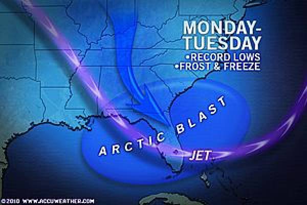 Arctic Cold East US Arctic Cold East US