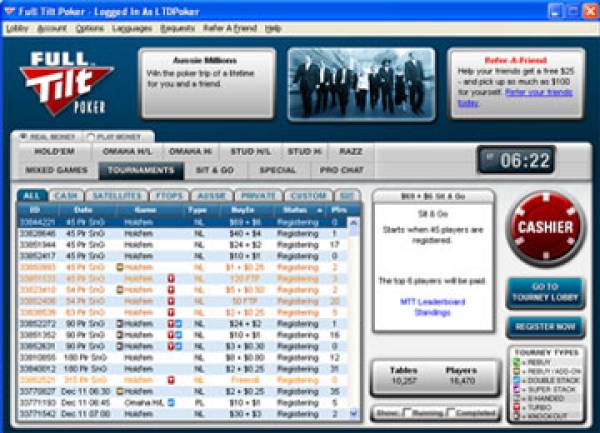 Full Tilt Poker Washington State