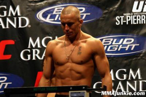 Odds On Georges St. Pierre vs. Josh Koscheck