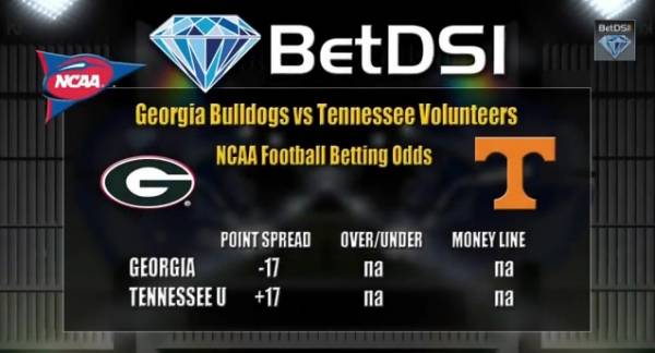 Tennessee Vols vs. Georgia Bulldogs Point Spread, Prediction