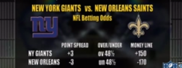 Giants-Saints Spread, Free Pick Giants-Saints Spread, Free Pick
