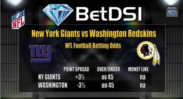 Giants vs. Redskins Betting Line, Prediction – Thursday Night Football 