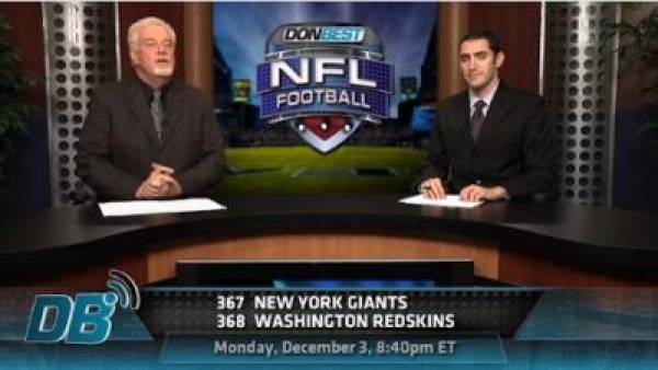 Giants vs. Redskins Free Pick – Monday Night Football (Video)