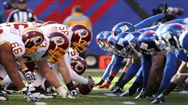 Giants vs. Redskins Vegas Line – Number Falls Nearly Three Points