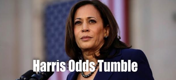 Harris Odds Fall 