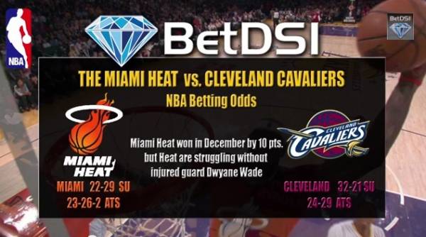 Heat vs. Cavs Betting Odds, Free Pick and Fantasy Value: Chris Bosh, Lebron Jame