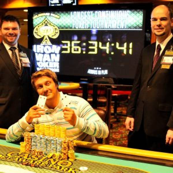 Delaware Park's Ironman Poker Challenge Breaks World Record Delaware Park's Ironman Poker Challenge Breaks World Record