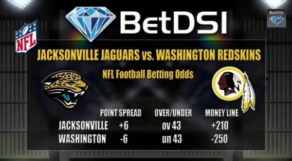 Jaguars vs. Redskins Betting Line 