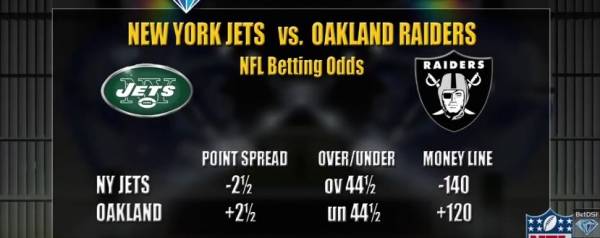 Jets vs. Raiders Spread, Free Pick 