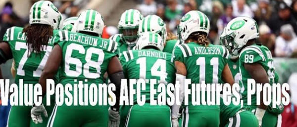 Value Positions on NFL Futures and Props 2019: AFC East