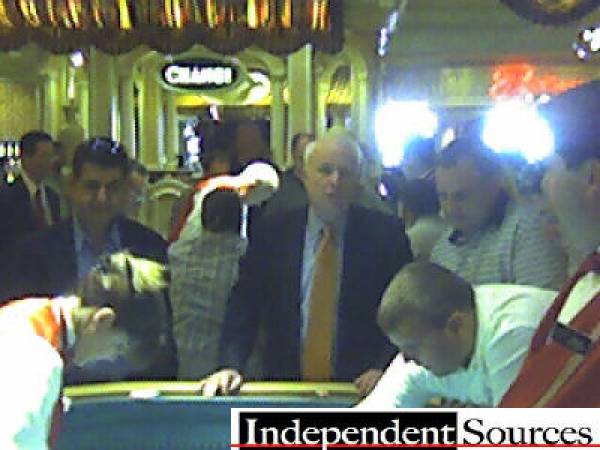 John McCain Playing Craps