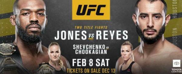 Where Can I Watch, Bet the Jones vs. Reyes Fight UFC 247 From Cleveland, Akron, Dayton